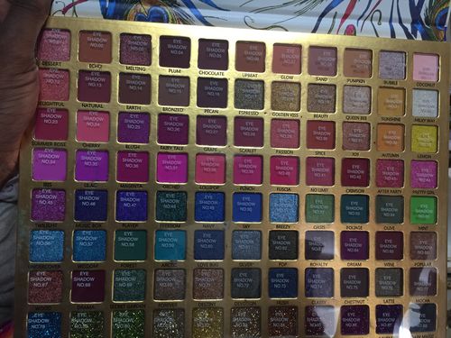 Customer photo review of Exotic Pop Palette