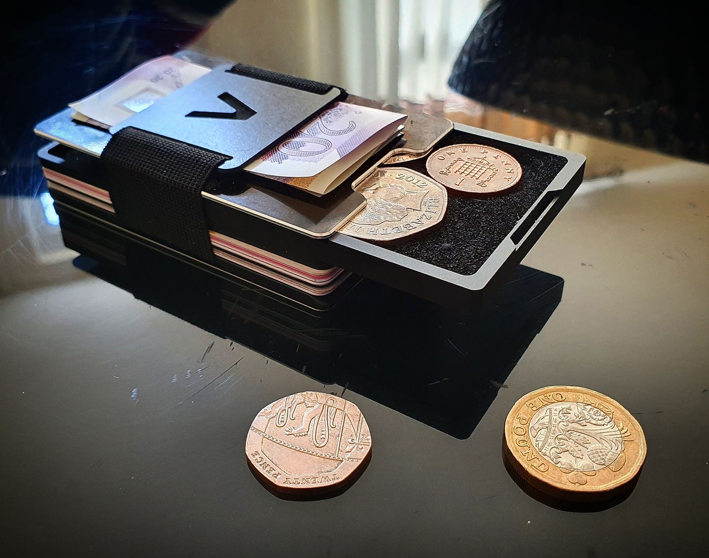 Customer photo review of Coin Compartments