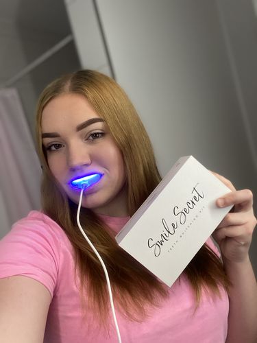 Customer photo review of PAP+ LED Teeth Whitening Kit
