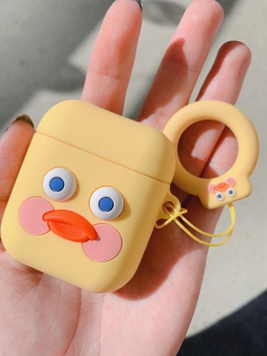 Customer photo review of Kawaii AirPods Cover Case with Finger Ring Strap