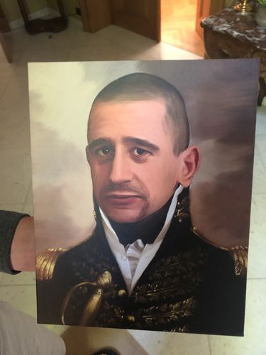 Customer photo review of The General - Custom Canvas