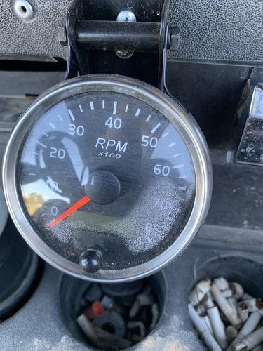 Customer photo review of 85mm Analog Tach for Predator/212/420/670/Clone 0-8000 Tachometer