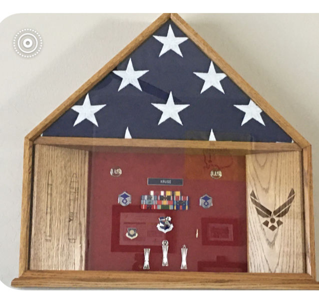 Customer photo review of US Air Force Veteran Pin