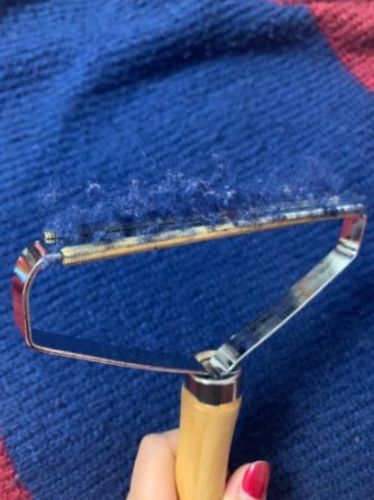 Customer photo review of 3-Pack Lint and Pet Hair Remover Brush