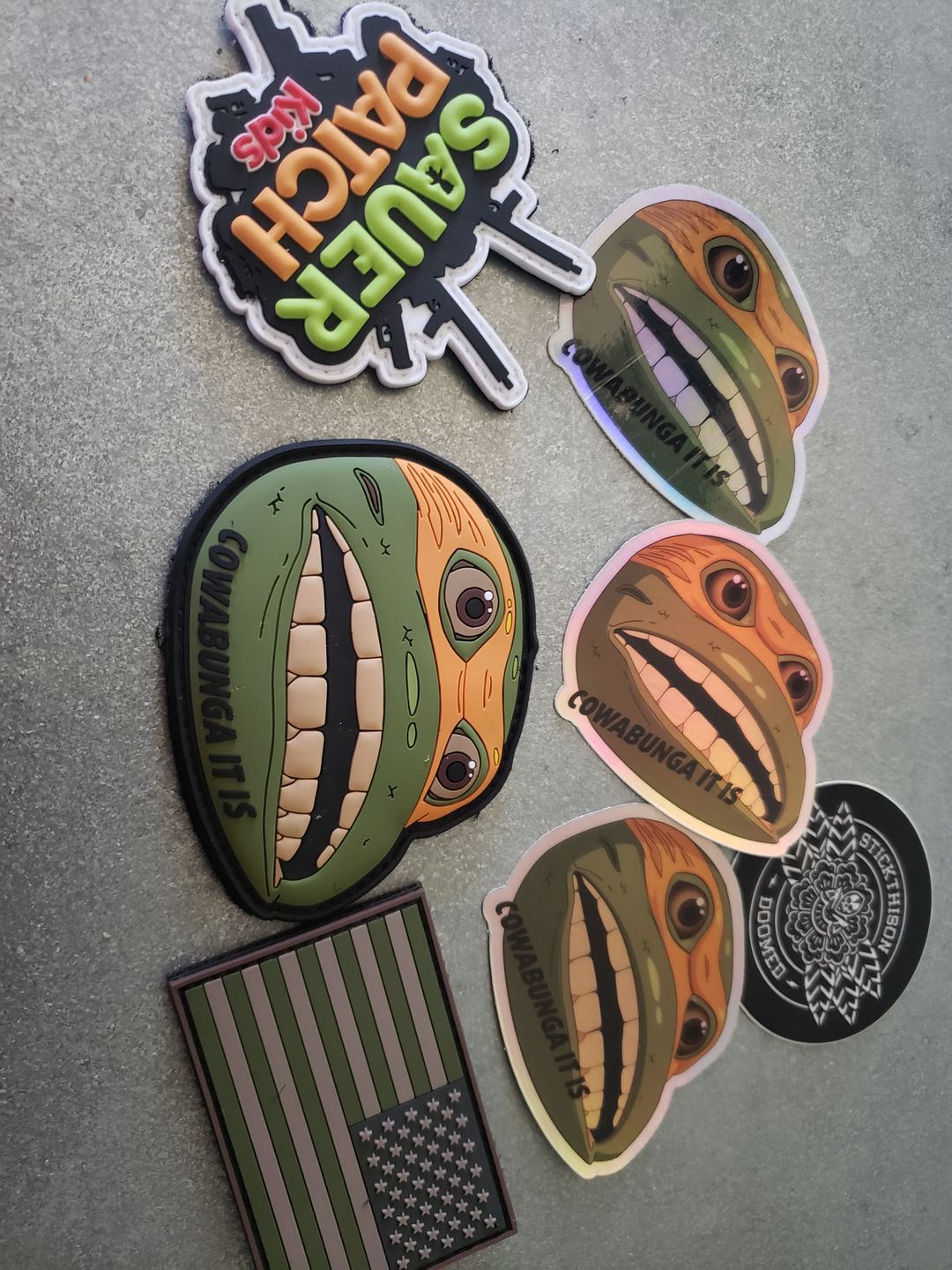 Customer photo review of Cowabunga Morale Patch