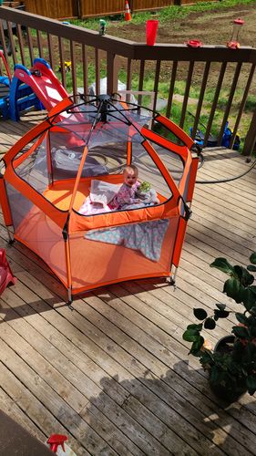 Customer photo review of Pop N' Go® Playpen