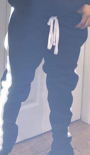 Customer photo review of Solid Color Joggers Black (M4300PKA)