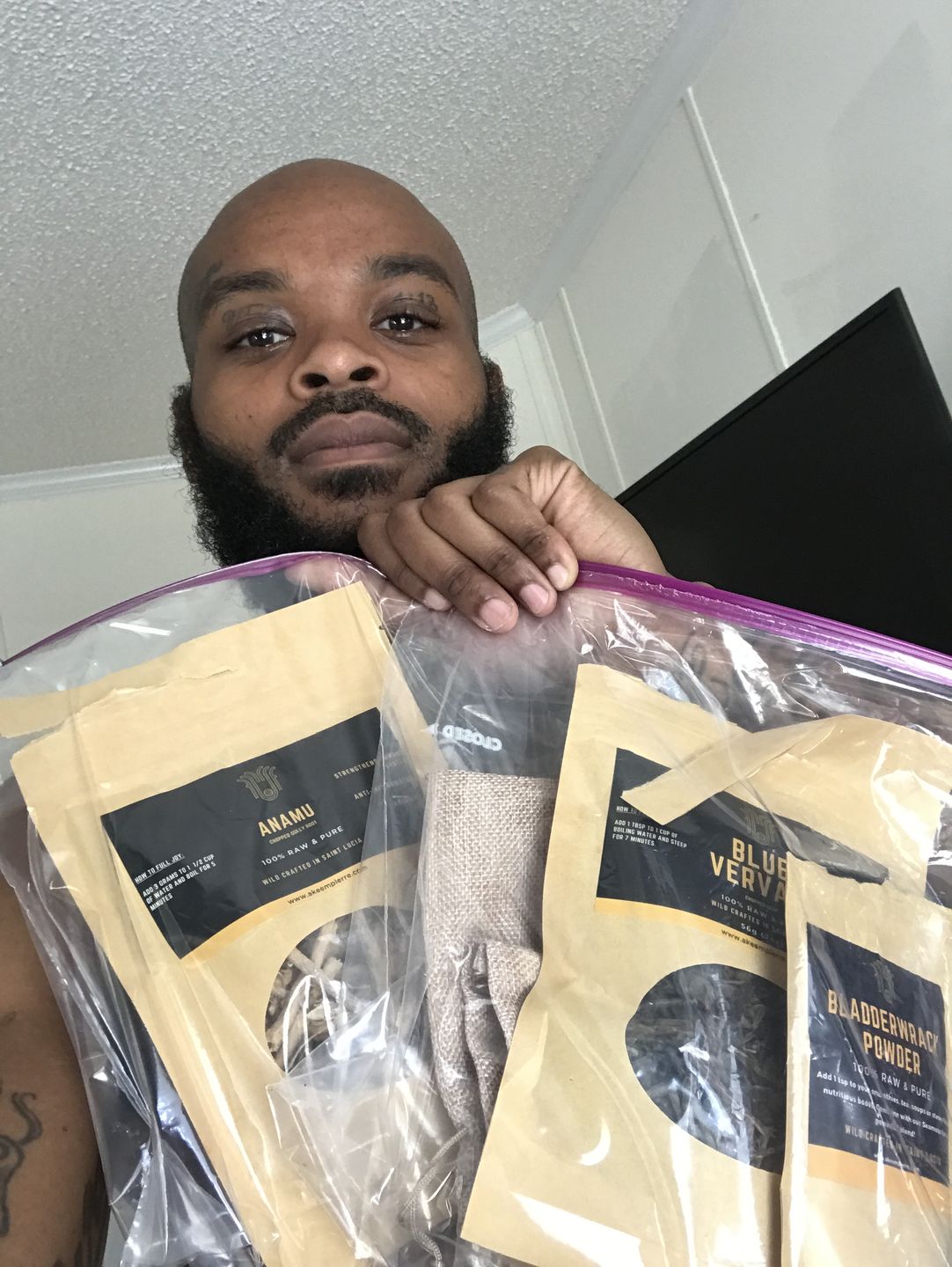 Customer photo review of Anamu Root (Gully root)