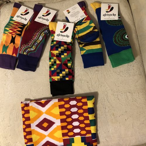 Customer photo review of The Classic Afrisocks Collection