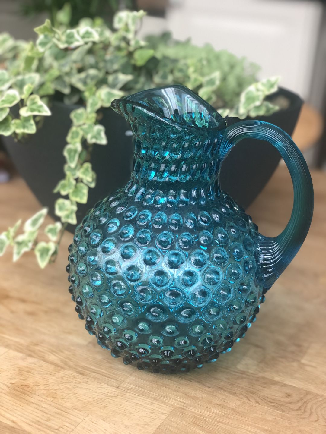 Customer photo review of Aquamarine Hobnail Jug