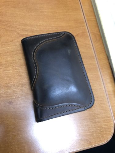 Customer photo review of No.68 | 'Vintage Brown' Western Vertical Leather Wallet