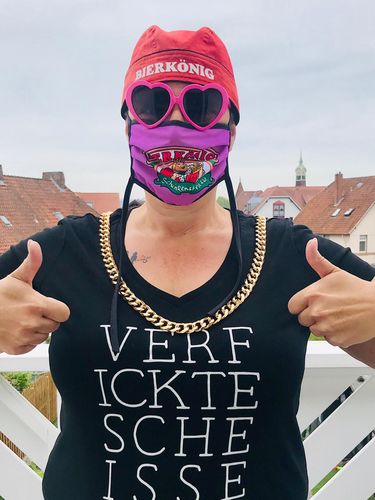 Customer photo review of Verf ickte sche isse - Words on Shirts  - Damenshirt