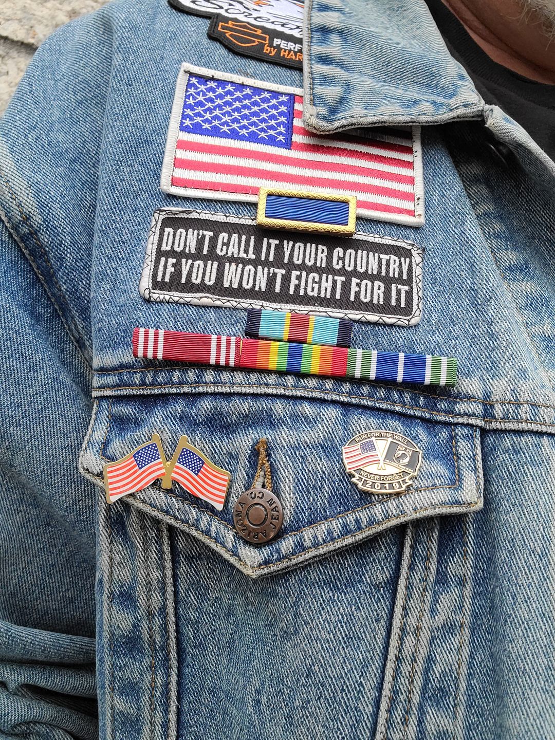 Customer photo review of POW*MIA Memorial Pin