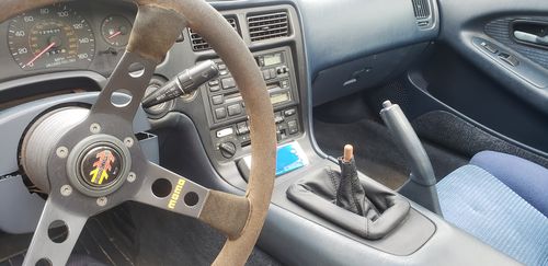 Customer photo review of Leather/Alcantara/Carbon OEM Style Shift Boot
