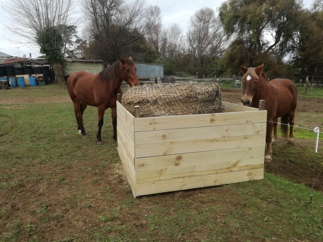 Customer photo review of Silage Bale Hay Net