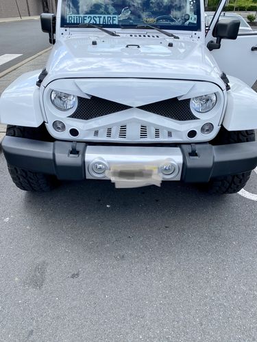Customer photo review of Hawke Grille - White ( 07-18 Jeep Wrangler JK)