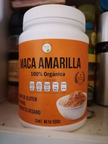 Customer photo review of Maca amarilla en polvo organica