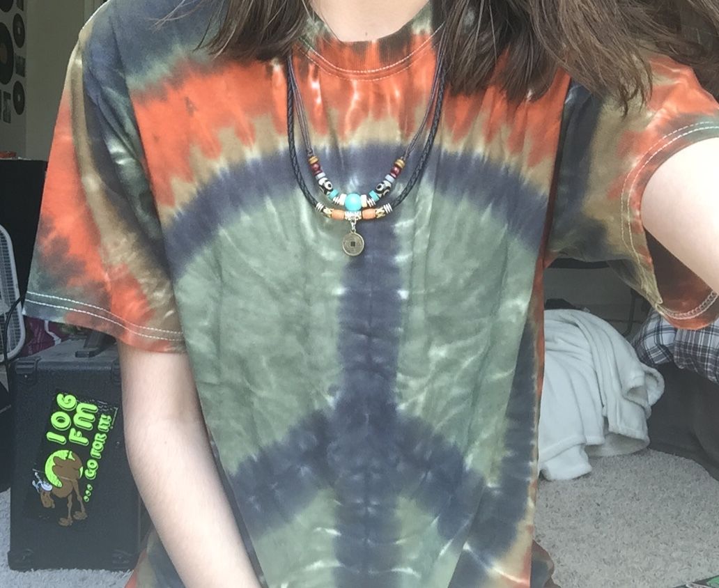 Customer photo review of Redwood Peace Tie Dye T Shirt