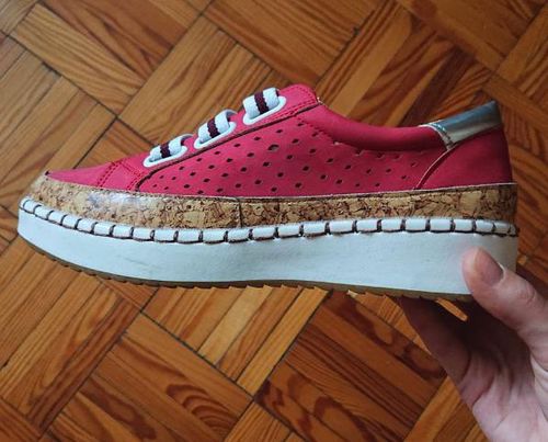 Customer photo review of Flock Leathers Plus Size Loafers