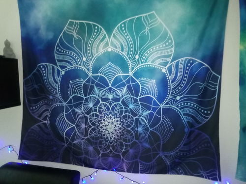 Customer photo review of Boho Mandala Tapestry