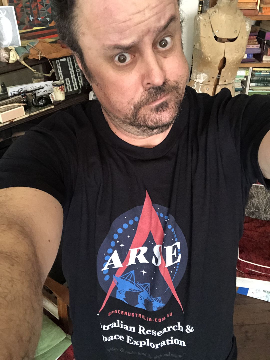 Customer photo review of Launch Tee - Black