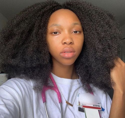 Customer photo review of Kinky wig Dora