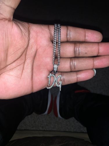 Customer photo review of Custom Paintbrush Letters Bust Down Piece