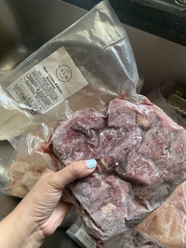 Customer photo review of Beef Cubes - Kababs