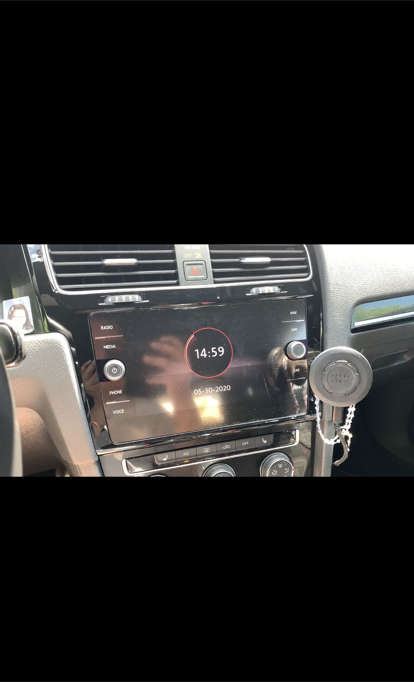 Customer photo review of VW MK7 Golf/GTI/GolfR/E-Golf 8" Glass Display Retrofit Kit (Nav/Non Nav)