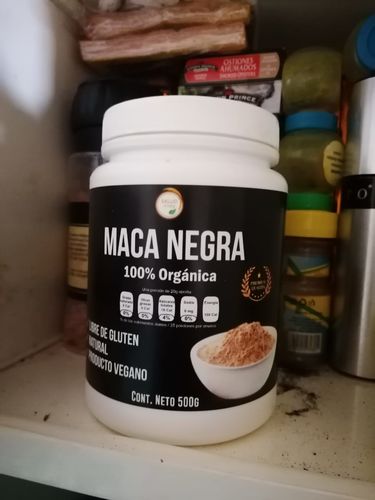 Customer photo review of Maca negra en polvo organica