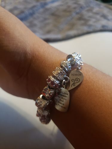 Customer photo review of Aunt Niece Infinite Love Bracelets