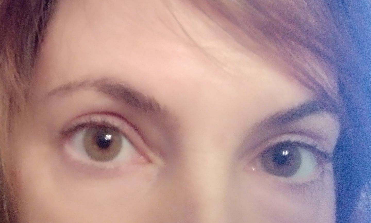 Customer photo review of Hidrocor MEL Prescription Colored Contact Lenses
