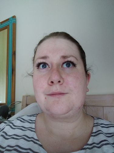 Customer photo review of Flick and Stick Adhesive Eyeliner Precision Pen - Clear