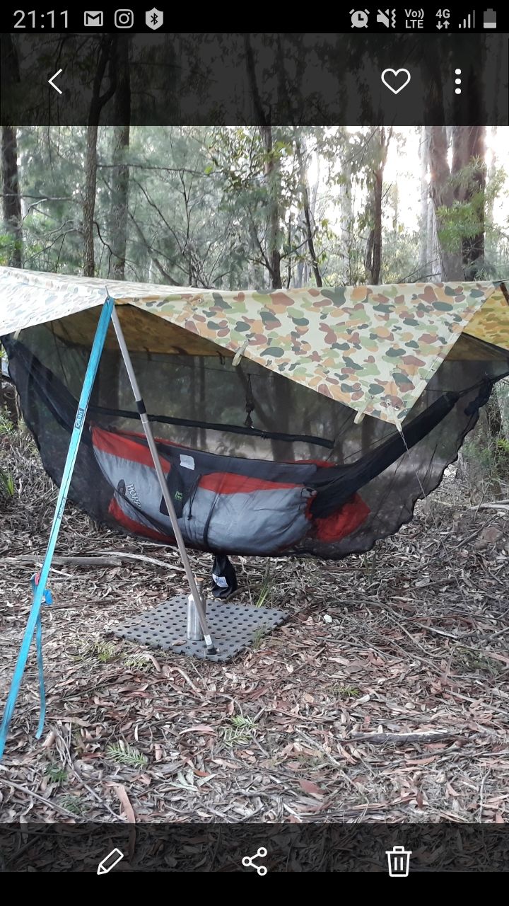 Customer photo review of Ultralight Hammock Bug Net
