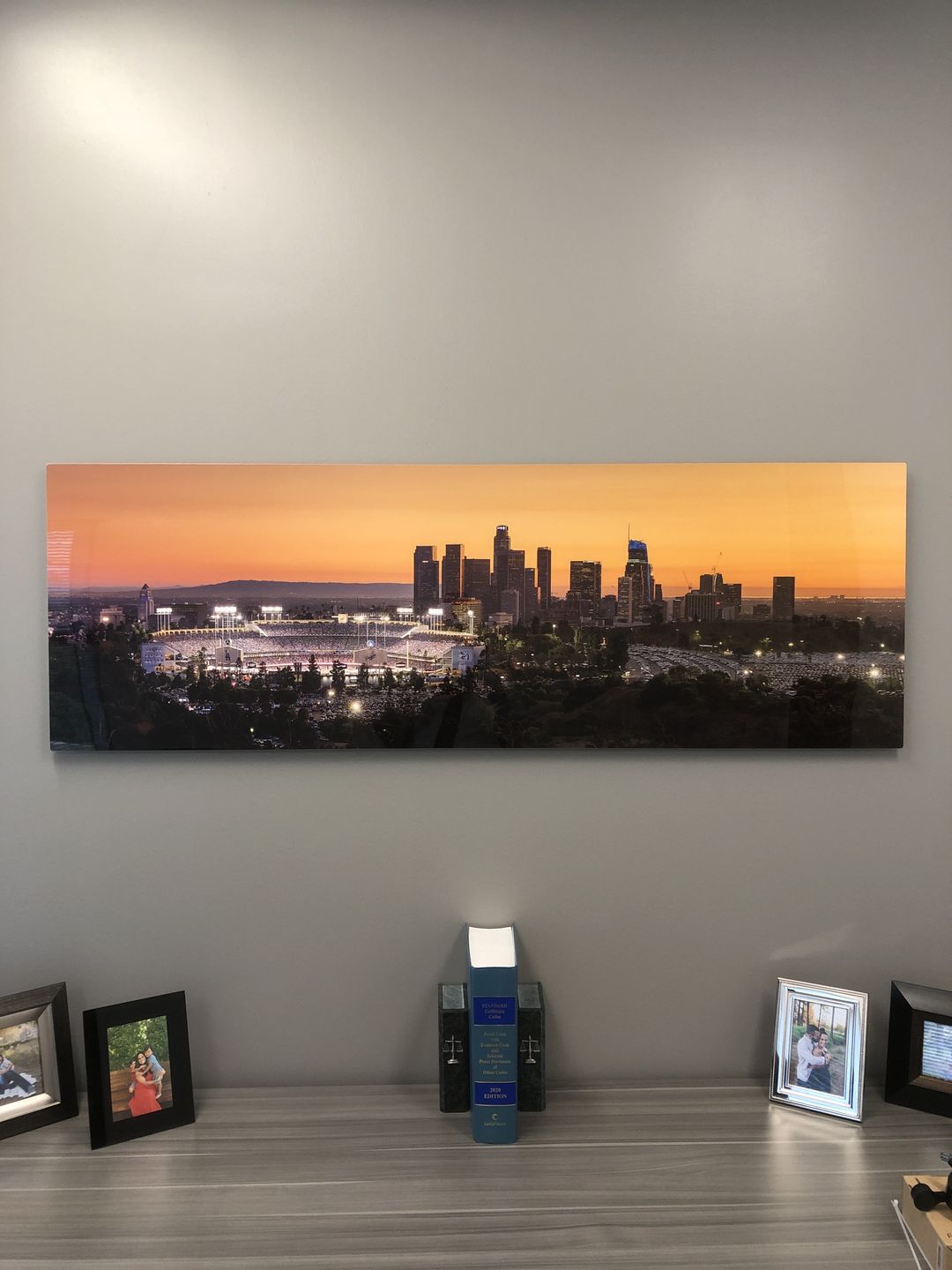 Customer photo review of Dodger Stadium 2017 World Series Limited Edition Print