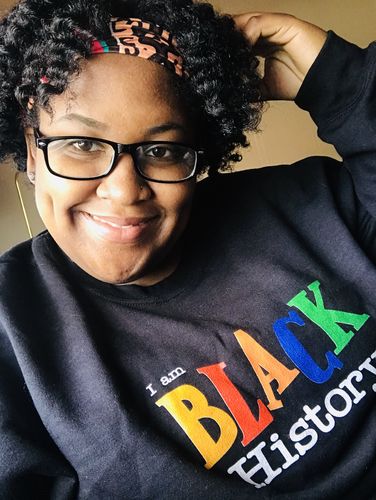 Customer photo review of I Am Black History - Sweatshirt