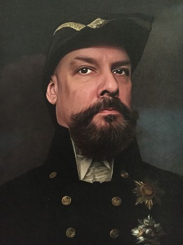 Customer photo review of The Captain - Custom Canvas