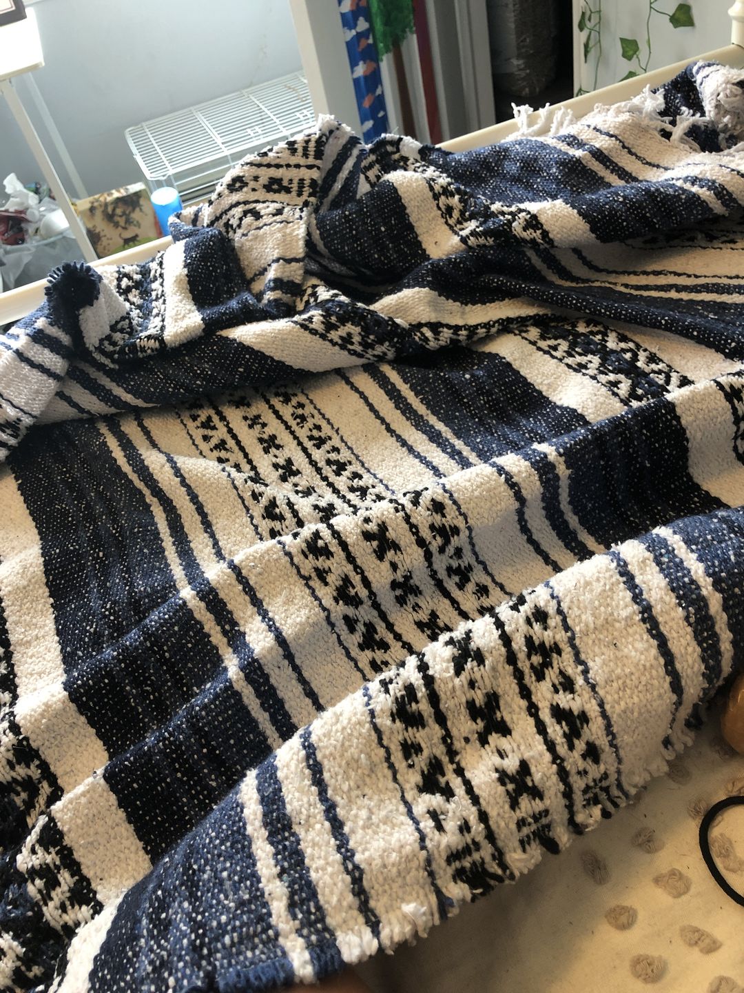 Customer photo review of Striped Falsa Blanket