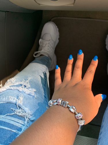 Customer photo review of Mother Daughter Eternal Love Bracelets