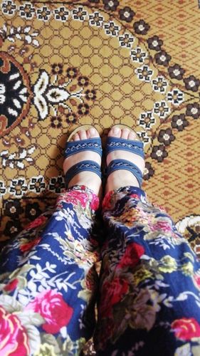 Customer photo review of Womens Fashion Wedges Sandals