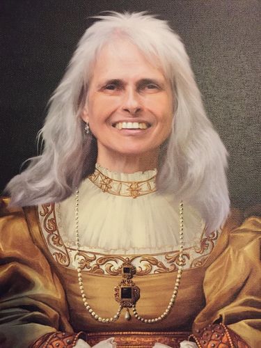 Customer photo review of The Golden Girl - Custom Canvas