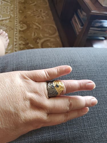 Customer photo review of Pentiama Sapphire Ring