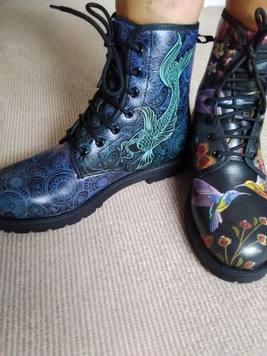 Customer photo review of Koi Handcrafted Boots