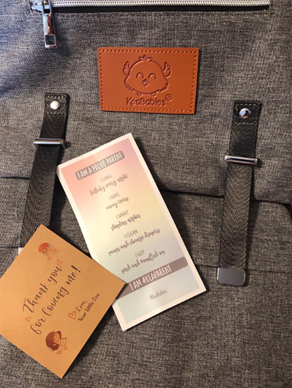 Customer photo review of Explorer Diaper Backpack (40% Off NOW!)
