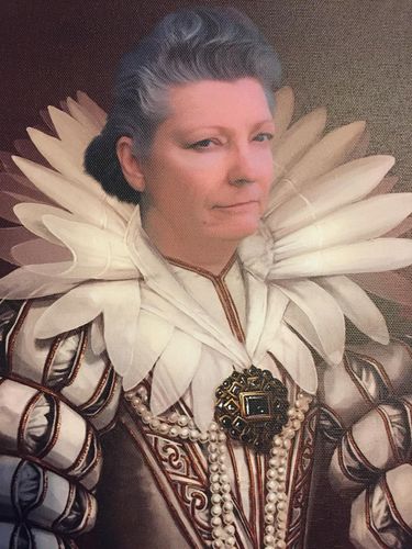 Customer photo review of The Queen - Custom Canvas