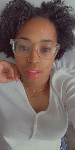 Customer photo review of Custom Name & Heart Necklace (2 Names)