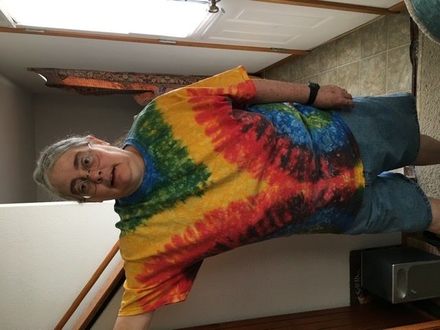 Customer photo review of Woodstock Tie Dye T Shirt
