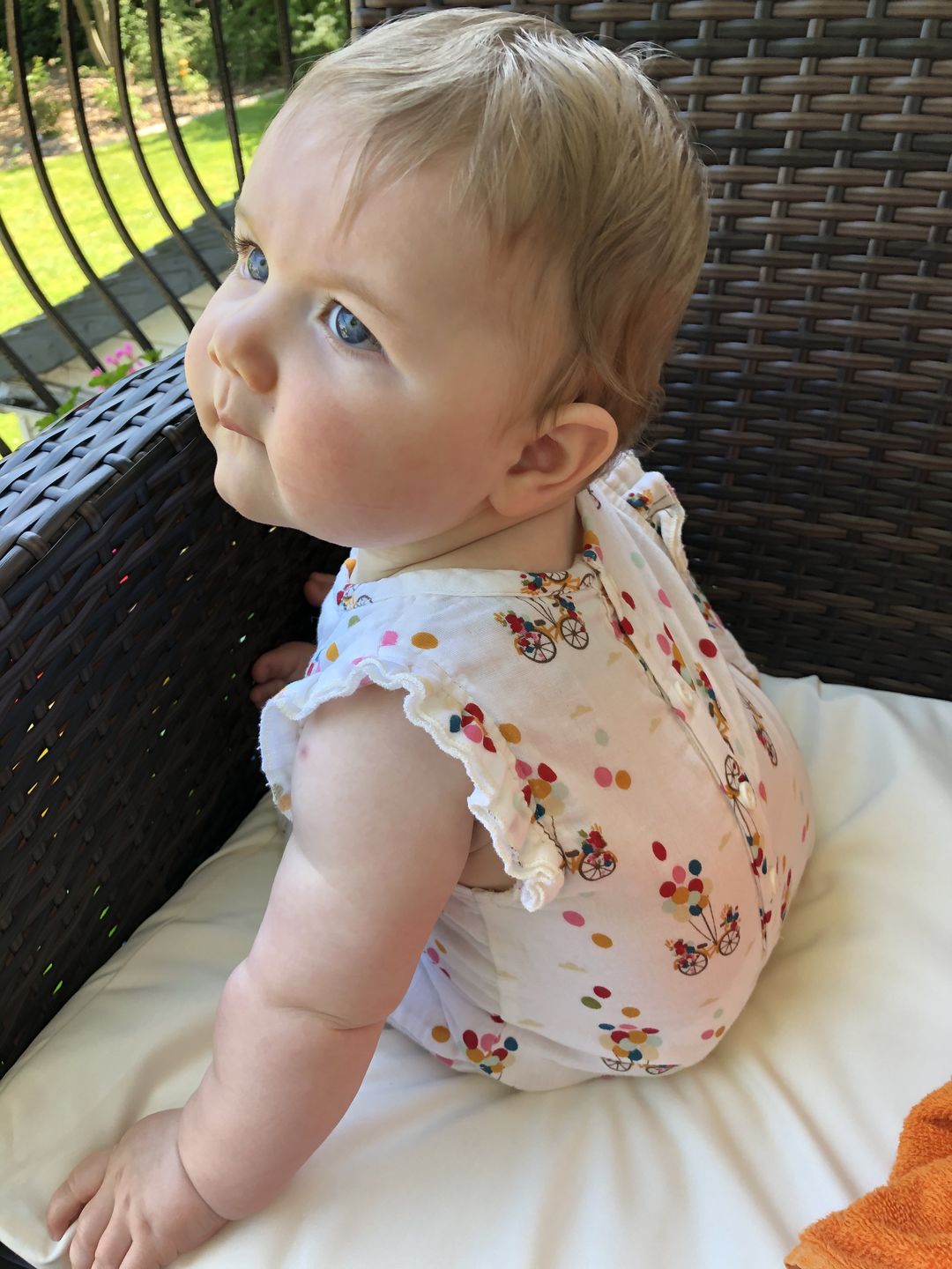 Customer photo review of Flying High Frill Romper