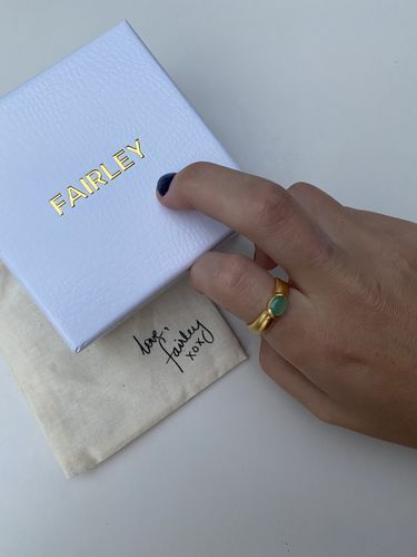 Customer photo review of OVAL EMERALD RING