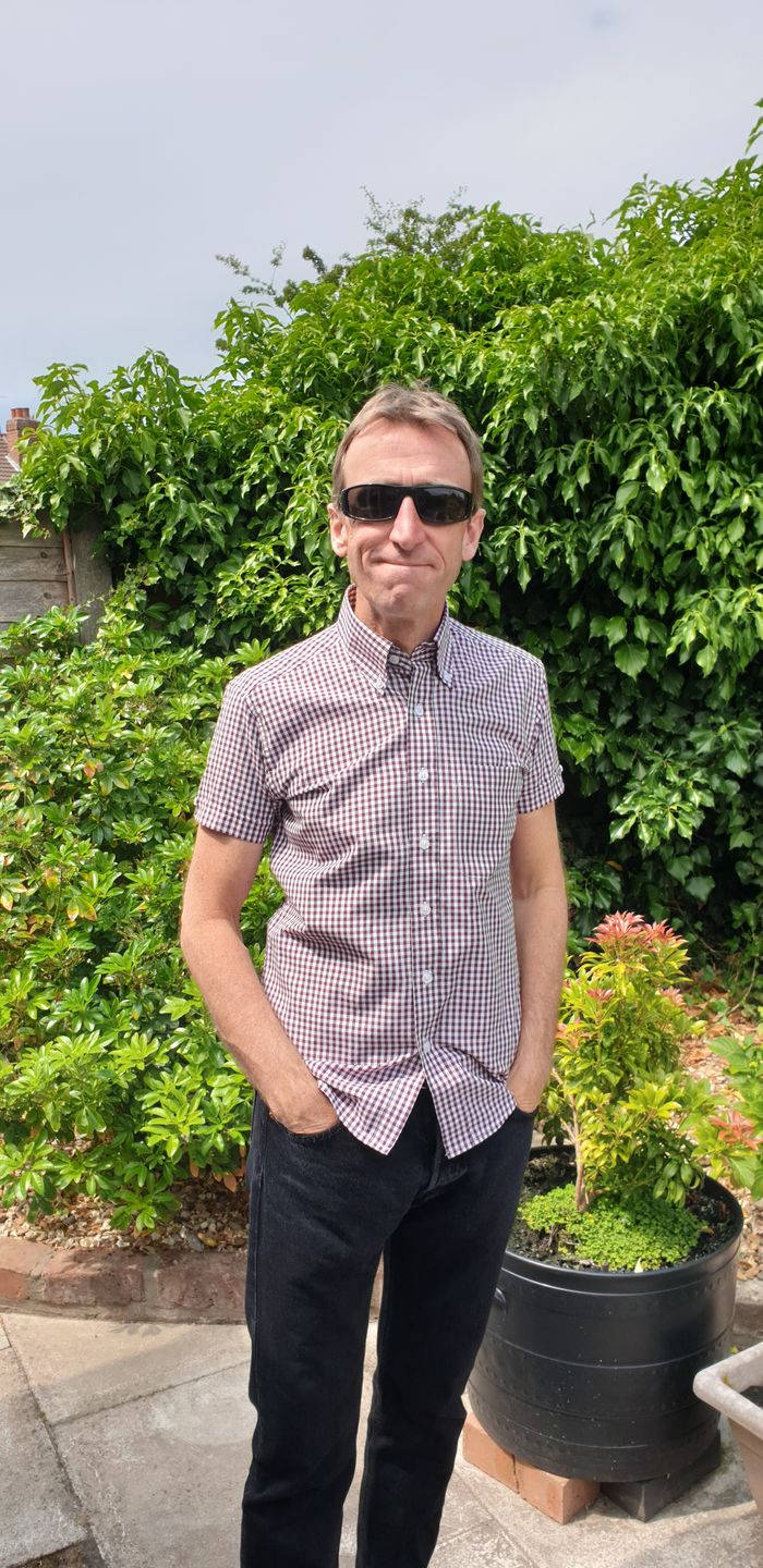 Customer photo review of Vintage Shirt -  Gingham Print